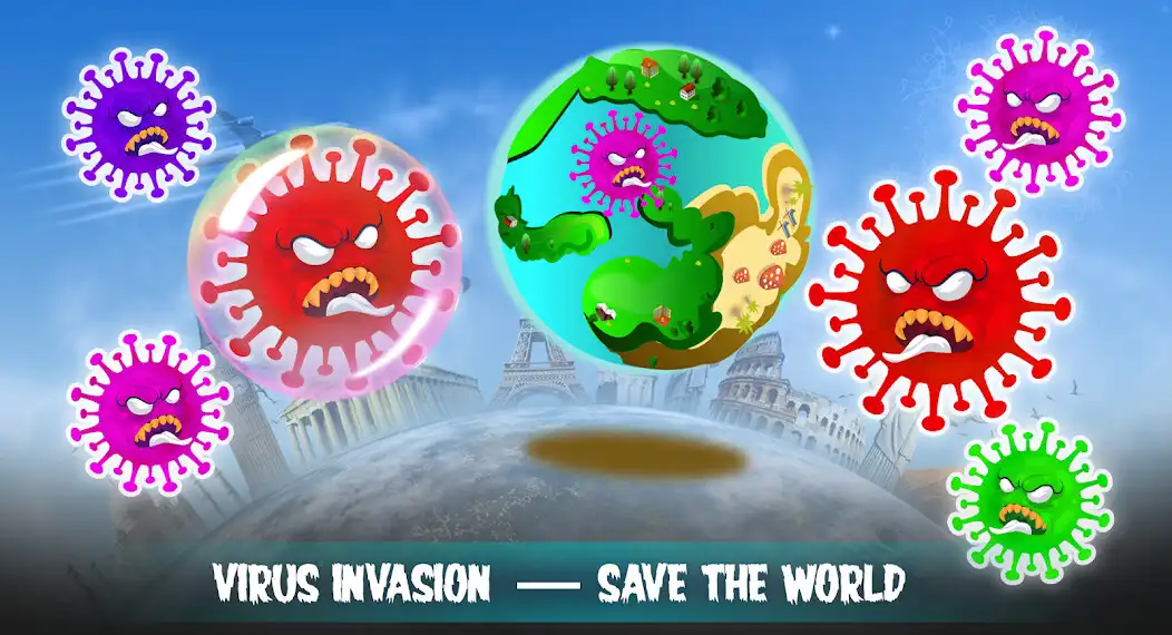 Play Virus War Shooting Game  and enjoy Virus War Shooting Game with UptoPlay