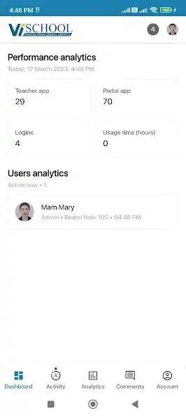 Play VI-School Analytics as an online game VI-School Analytics with UptoPlay