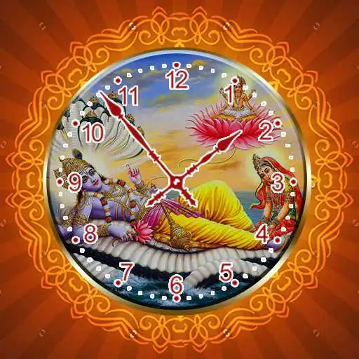 Play Vishnu Ji Clock Live Wallpaper APK