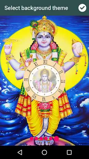 Play Vishnu Ji Clock Live Wallpaper  and enjoy Vishnu Ji Clock Live Wallpaper with UptoPlay