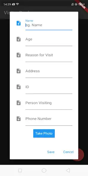 Play Visitor Book (Visitor Management System) as an online game Visitor Book (Visitor Management System) with UptoPlay