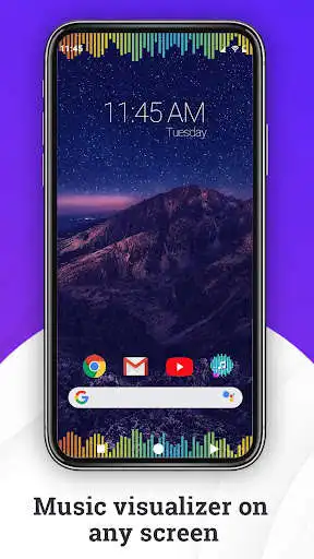 Play Visualay - Music visualizer overlay & Navbar  and enjoy Visualay - Music visualizer overlay & Navbar with UptoPlay