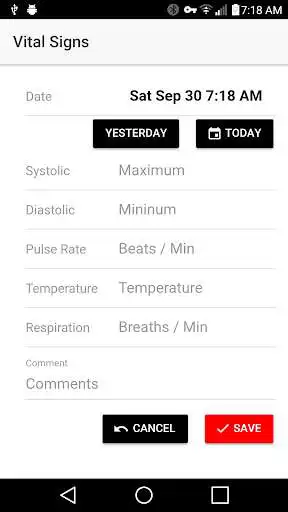 Play Vital Signs Blood Pressure Log as an online game Vital Signs Blood Pressure Log with UptoPlay
