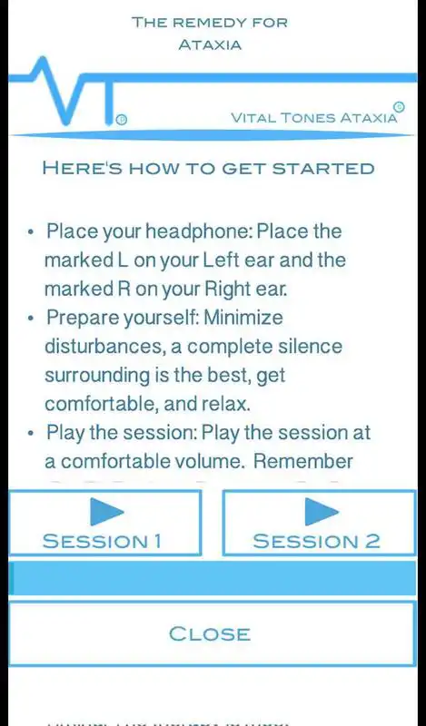 Play Vital Tones Ataxia