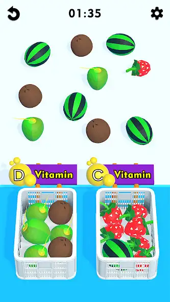 Play VitaMatch 3D - Match  Sort as an online game VitaMatch 3D - Match  Sort with UptoPlay