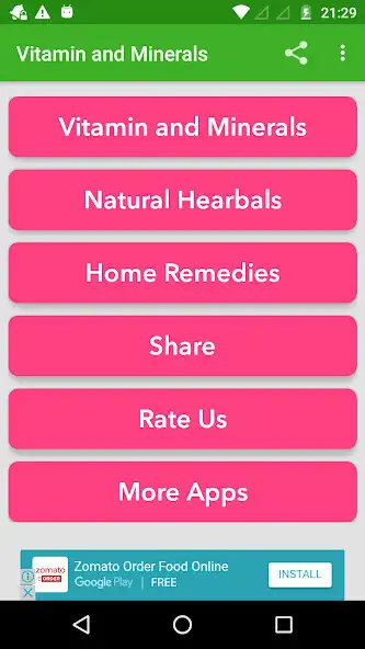Play Vitamin and Minerals : Guide  and enjoy Vitamin and Minerals : Guide with UptoPlay