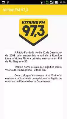 Play Vitrine FM 97,3 as an online game Vitrine FM 97,3 with UptoPlay