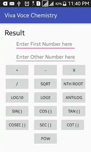 Play APK Viva Voce Chemistry  and enjoy Viva Voce Chemistry with UptoPlay com.softwareindiavinod.vivavoce