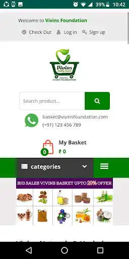 Play Vivins basket as an online game Vivins basket with UptoPlay
