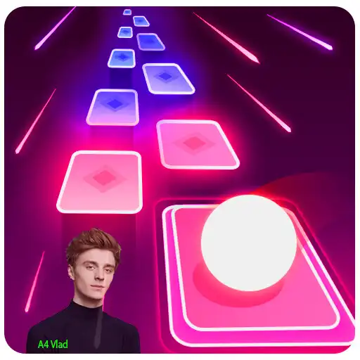 Play Vlad Bumaga A4 and Niki Songs Dance Hop Tiles APK