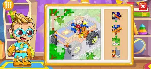 Play Vlad  Niki Puzzle as an online game Vlad  Niki Puzzle with UptoPlay