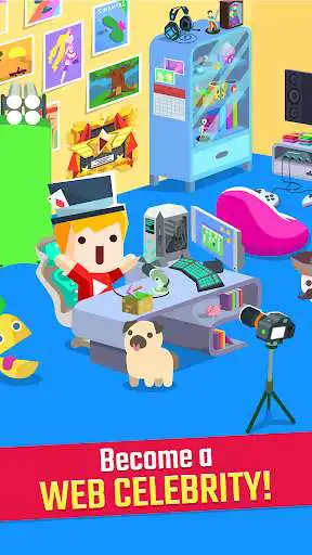 Play Vlogger Go Viral: Tuber Life as an online game Vlogger Go Viral: Tuber Life with UptoPlay