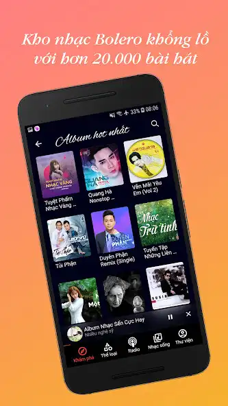 Play V-Music - Nhạc vàng bolero as an online game V-Music - Nhạc vàng bolero with UptoPlay