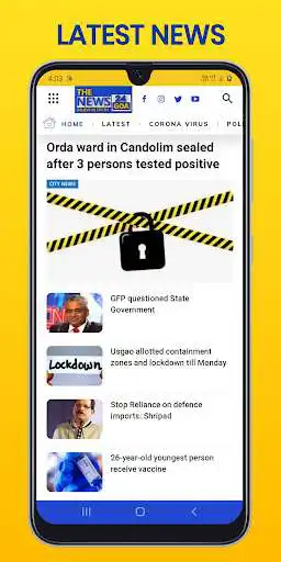 Play V News24 Goa : Goa News App as an online game V News24 Goa : Goa News App with UptoPlay
