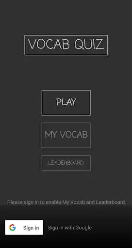 Play Vocab Quiz  and enjoy Vocab Quiz with UptoPlay