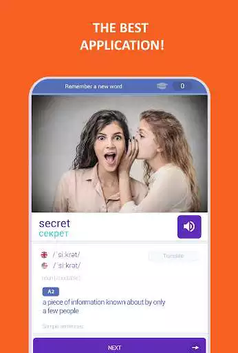 Play Vocabulary cards: learn words and English language  and enjoy Vocabulary cards: learn words and English language with UptoPlay