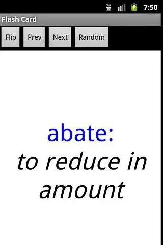 Play Vocabulary List Lite as an online game Vocabulary List Lite with UptoPlay