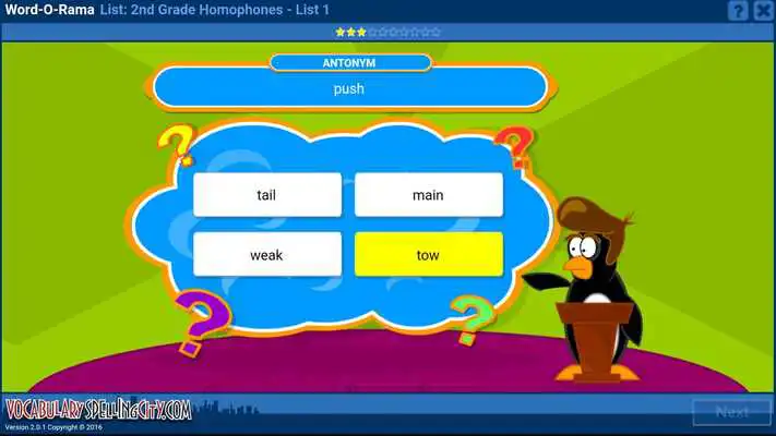 Play VocabularySpellingCity