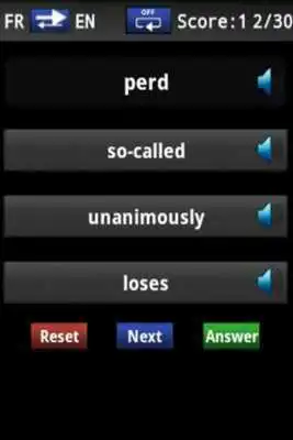 Play Vocabulary Trainer (FR/EN) Int