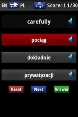 Play Vocabulary Trainer (PL/EN) Int