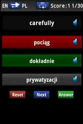 Play Vocabulary Trainer (PL/EN) Int