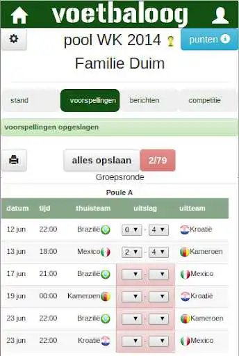Play VoetbalOog as an online game VoetbalOog with UptoPlay