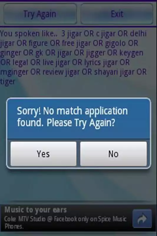 Play Voice Application Finder