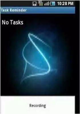 Play Voice Based Task Reminder