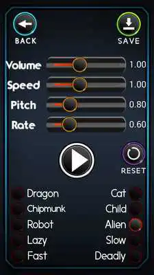 Play Voice Change Adjuster