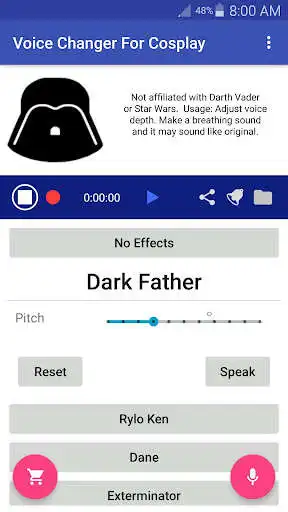 Play Voice Changer Mic: Cosplay - use lapel Mic/Speaker as an online game Voice Changer Mic: Cosplay - use lapel Mic/Speaker with UptoPlay