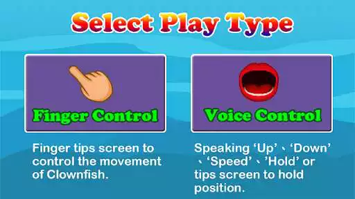 Play Voice control clownfish