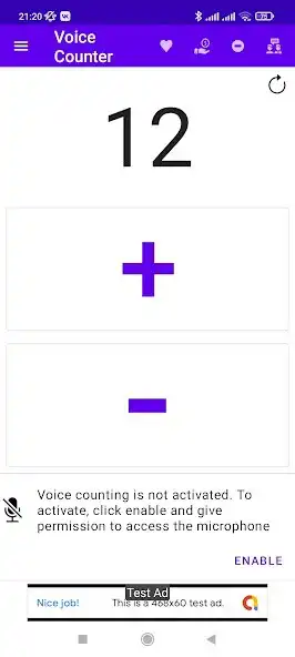 Play Voice Counter as an online game Voice Counter with UptoPlay