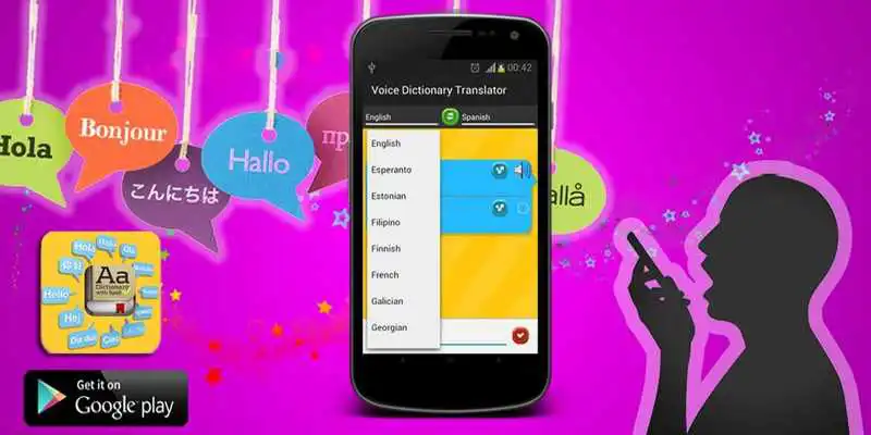 Play Voice Dictionary Translation