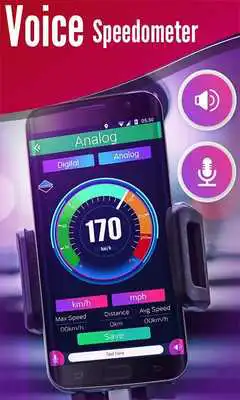 Play Voice Gps navigation maps: HUD speedometer