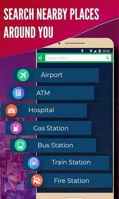Play Voice Gps navigation maps: HUD speedometer