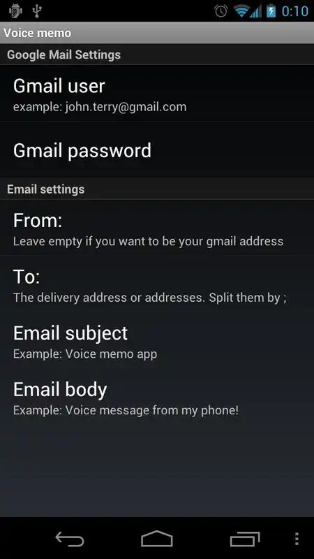 Play Voice mail