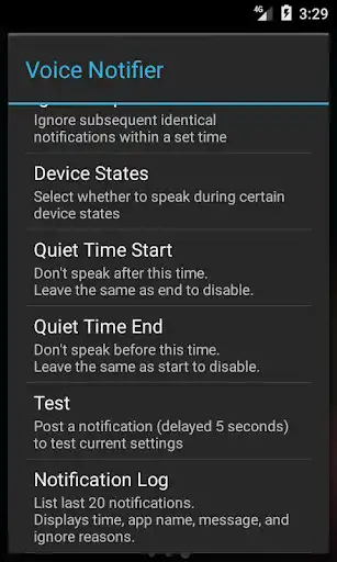 Play Voice Notifier as an online game Voice Notifier with UptoPlay