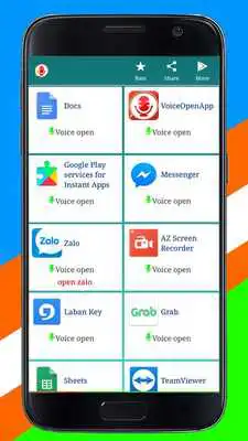Play Voice Open / Close App