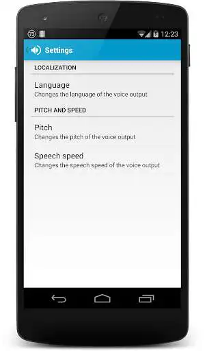 Play Voice Output