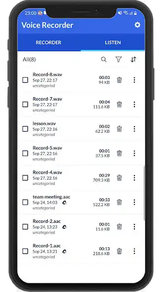 Play Voice Recorder - Unlimited Rec as an online game Voice Recorder - Unlimited Rec with UptoPlay