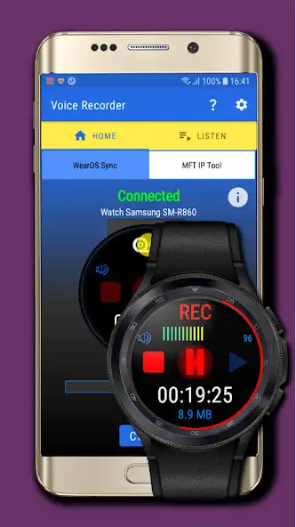 Play Voice Recorder (Wear OS)  and enjoy Voice Recorder (Wear OS) with UptoPlay