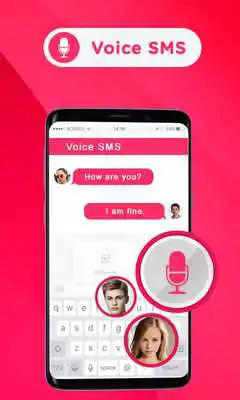 Play Voice SMS Messenger: write sms by voice