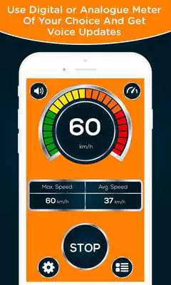 Play Voice Speedometer : Speed limit,GPS,Drive History