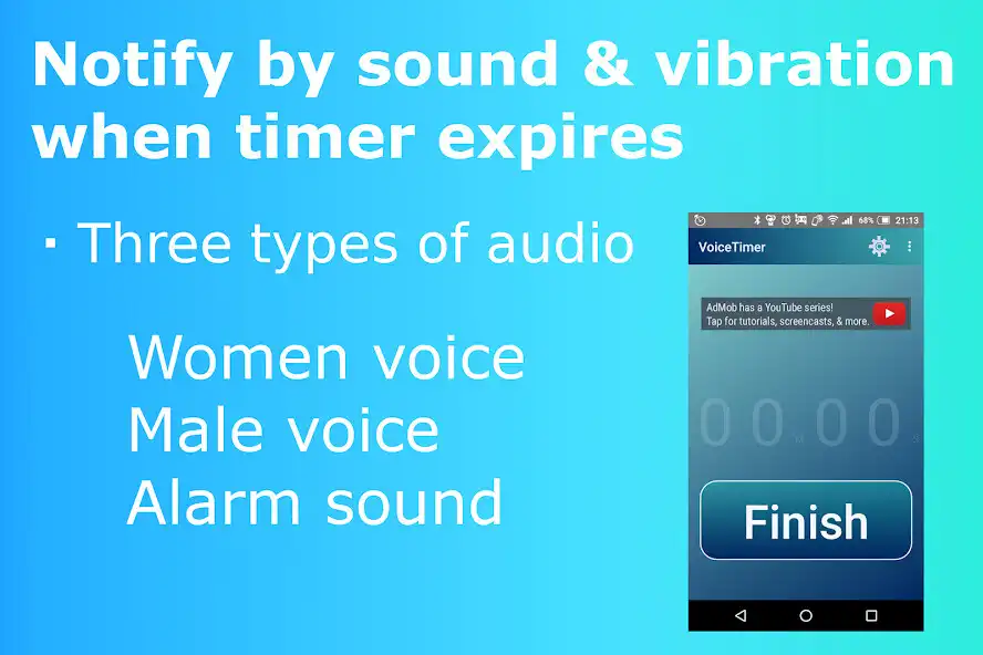 Play VoiceTimer (free kitchen timer) as an online game VoiceTimer (free kitchen timer) with UptoPlay
