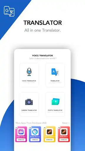 Play Voice Translator 2021 as an online game Voice Translator 2021 with UptoPlay