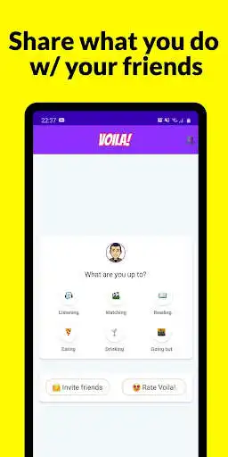 Play Voila! - Share, discover, find friends and enjoy Voila! - Share, discover, find friends with UptoPlay Play Voila! - Share, discover, find friends and enjoy Voila! - Share, discover, find friends with UptoPlay