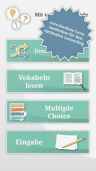 Play Vokabeltrainer Vokabulum Lite as an online game Vokabeltrainer Vokabulum Lite with UptoPlay