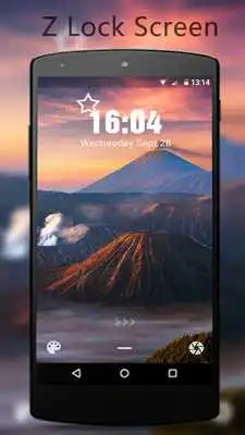 Play Volcanic - Z Lock Screen Theme