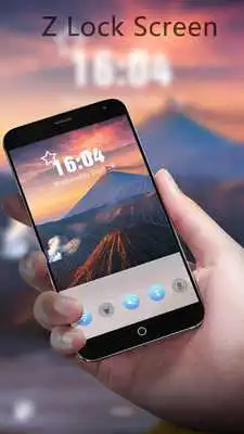 Play Volcanic - Z Lock Screen Theme