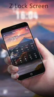 Play Volcanic - Z Lock Screen Theme